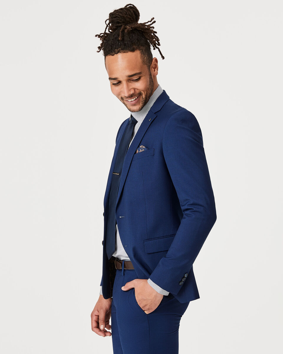 Langstone Suit Jacket, Blue, hi-res